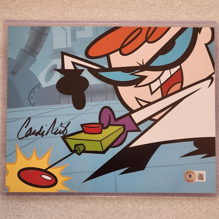 DEXTER/CANDI MILO BAM BOX GEEK Signed 8x10 AUTOGRAPH Beckett DEXTER'S LABORATORY