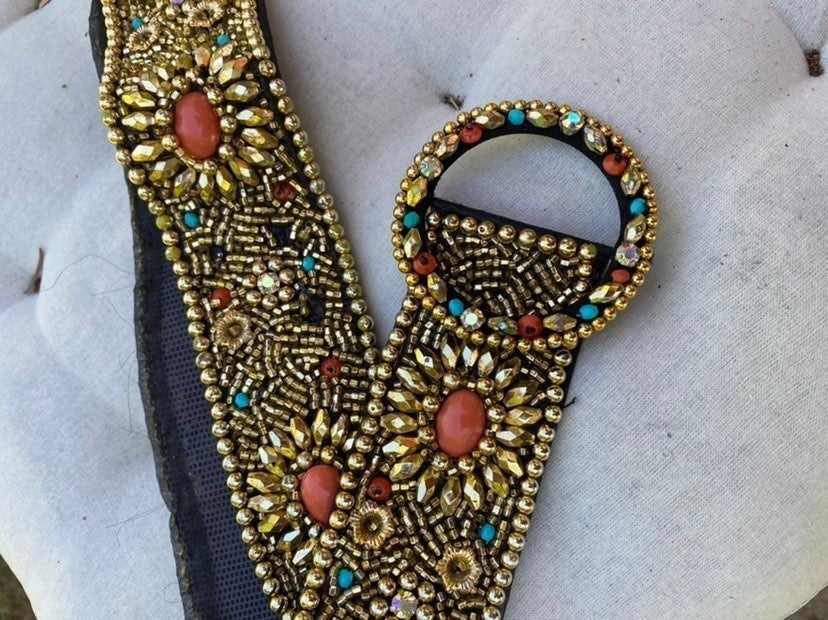 Vintage jeweled ladiies belt