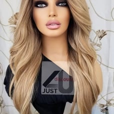 Wowfactor celebrity Blonde brown baylage hd lacefront wig