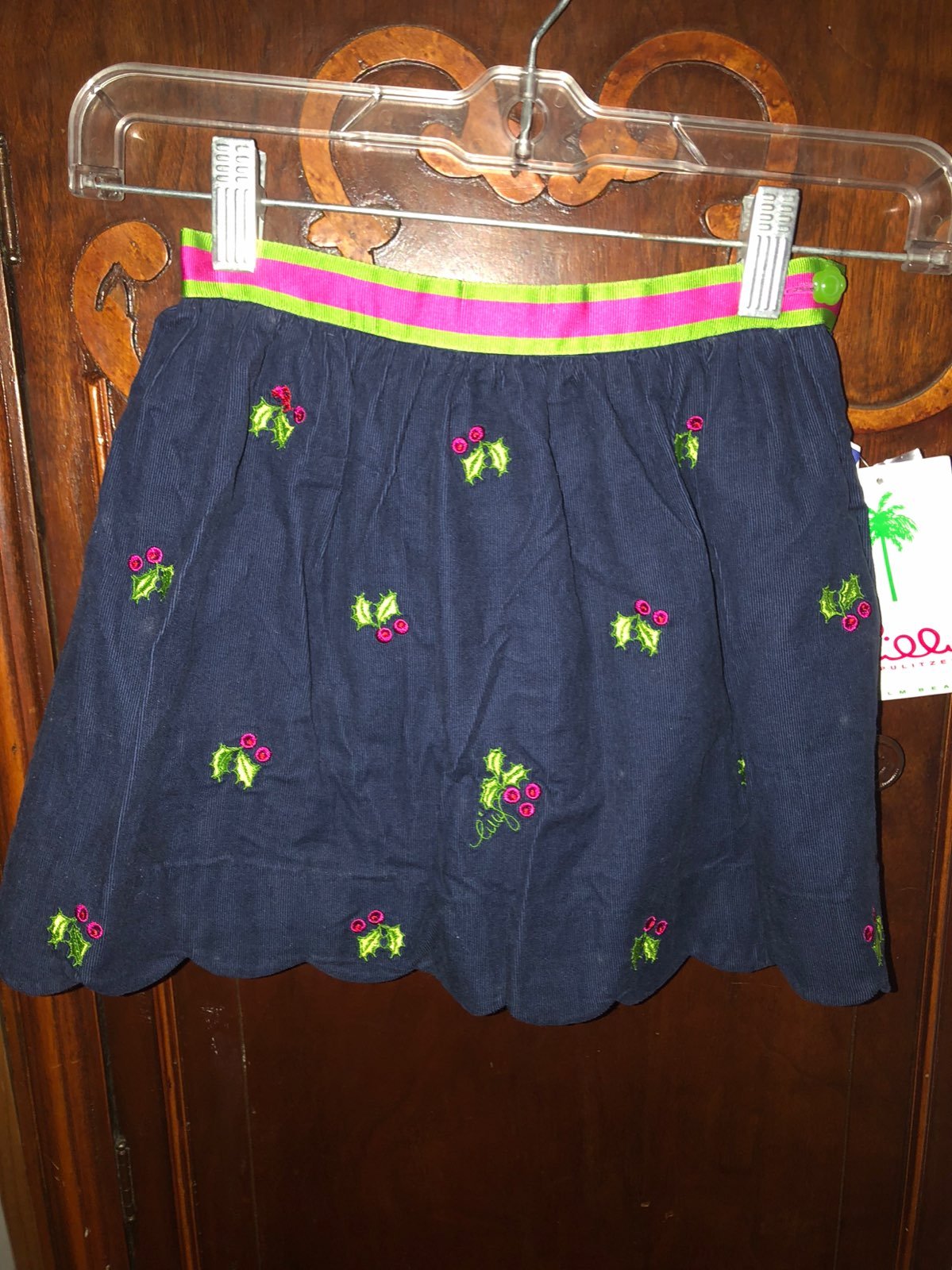 New Lilly Pulitzer holly berry Skort 5