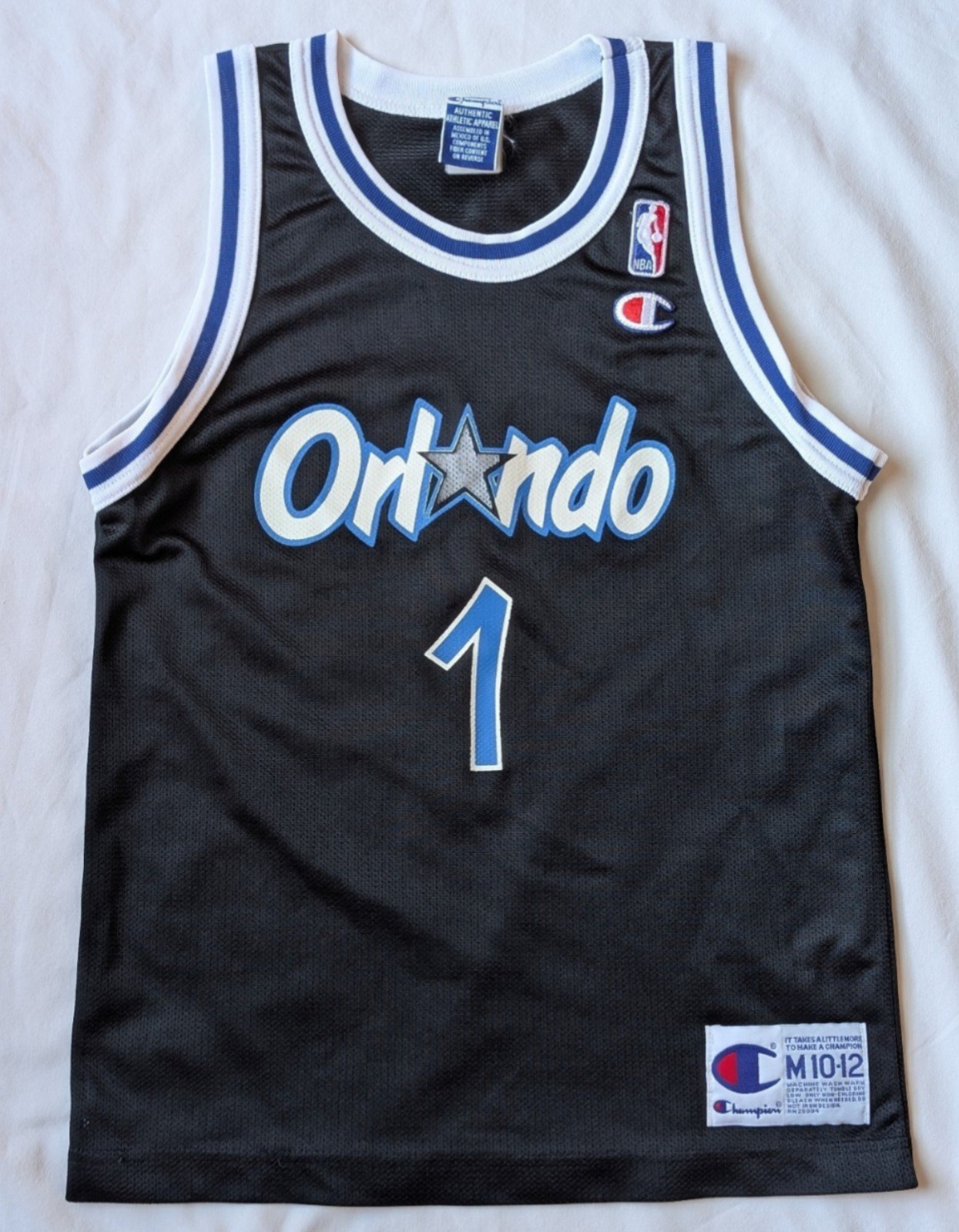 Vintage 90s Orlando Magic Penny Hardaway NBA Champion Youth Jersey
