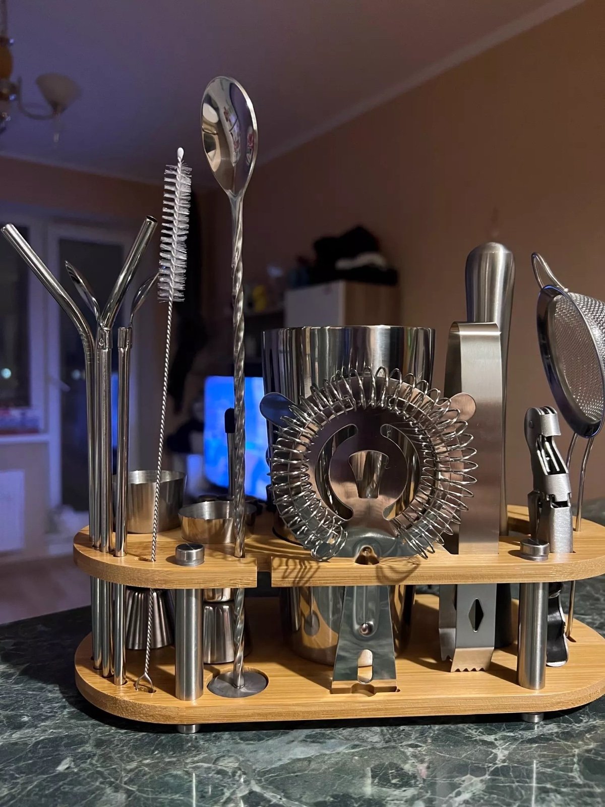 23 Piece Cocktail Shaker Set