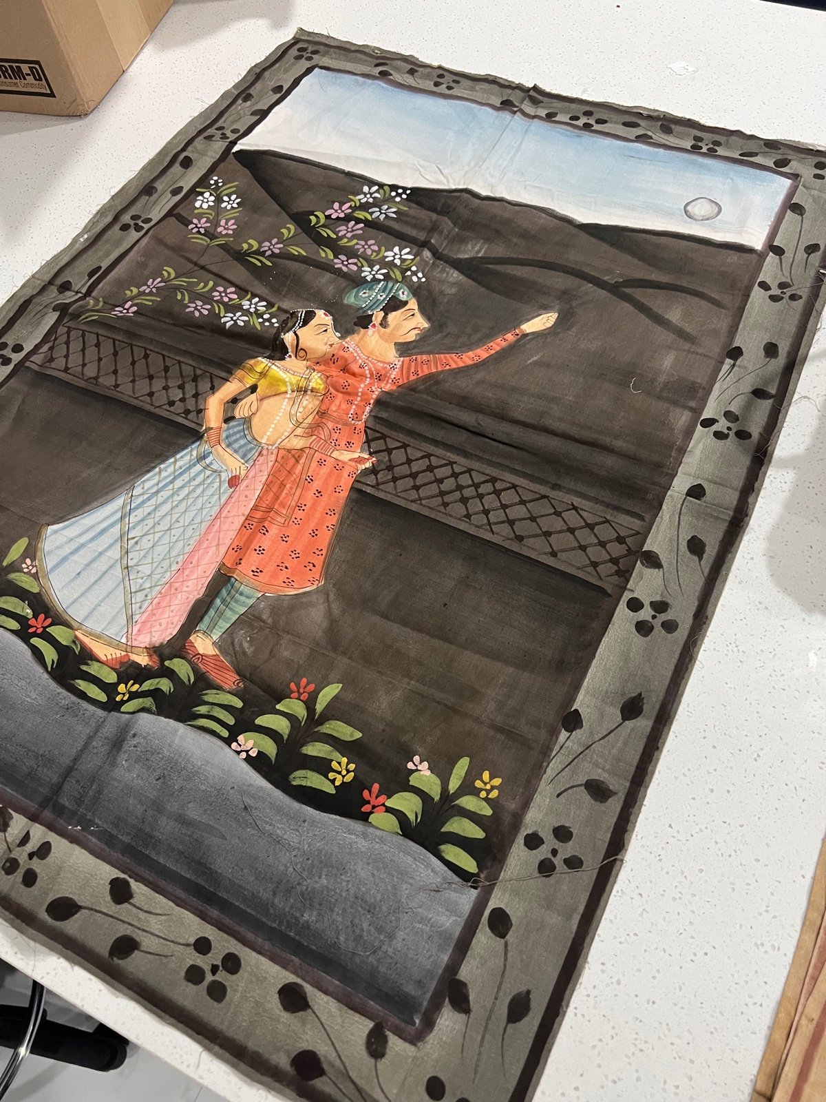 Vintage Handmade Indian Painting