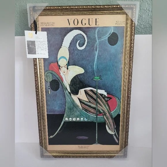 Brand new never used - A Vogue Cover Of A Woman sitting in a chair July 1914