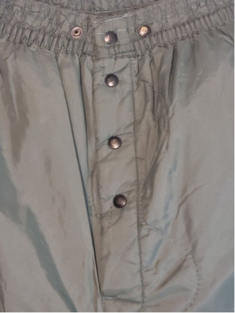 USAF Size Large Quilted Liner Flyers Trousers Green