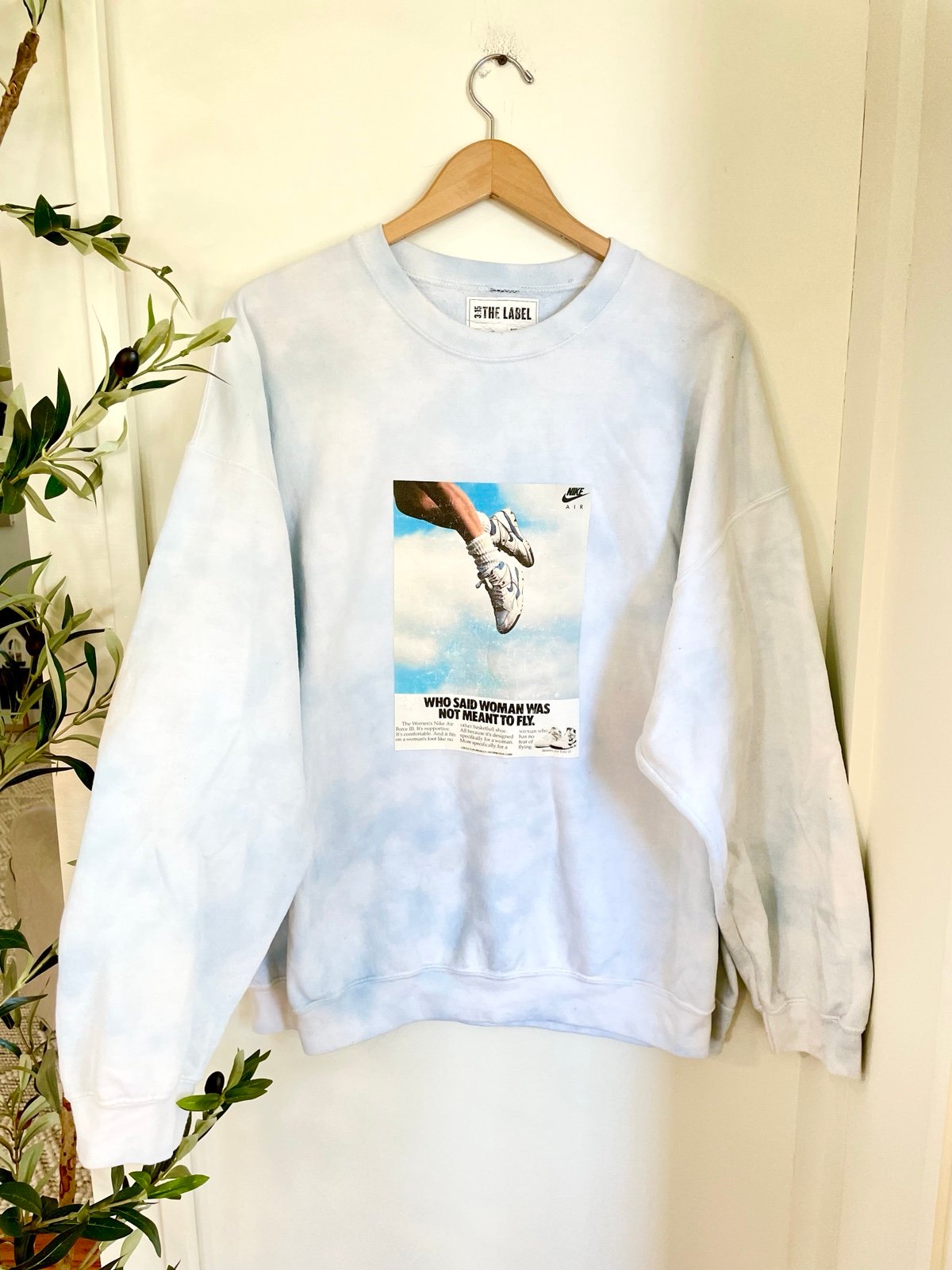 Nike Rare Air Force Vintage Oversized Crew Neck Sweater