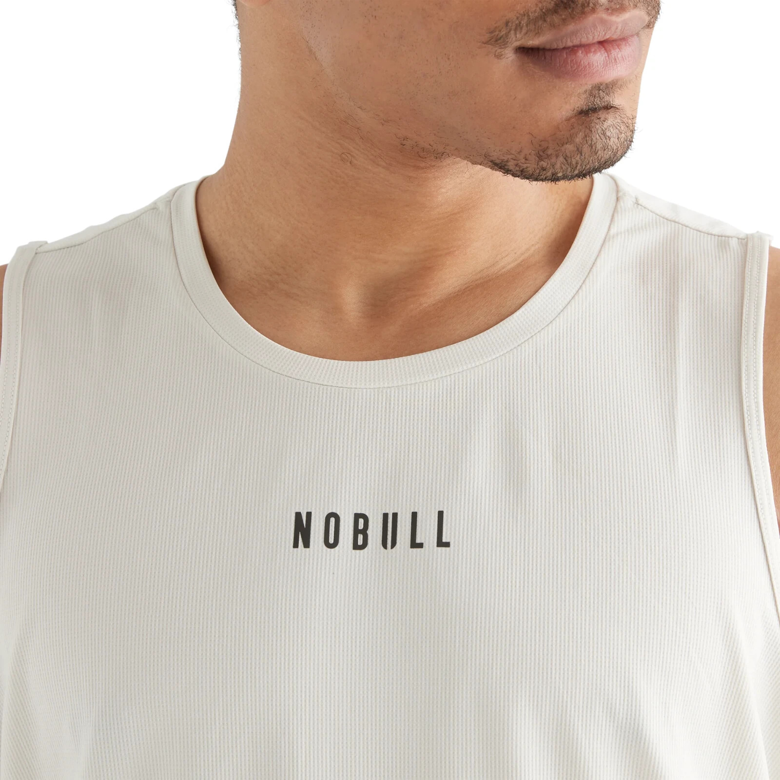 NOBULL Shoes Men’s Textured Tank - Large - Vapor Brand New Free Fast Ship