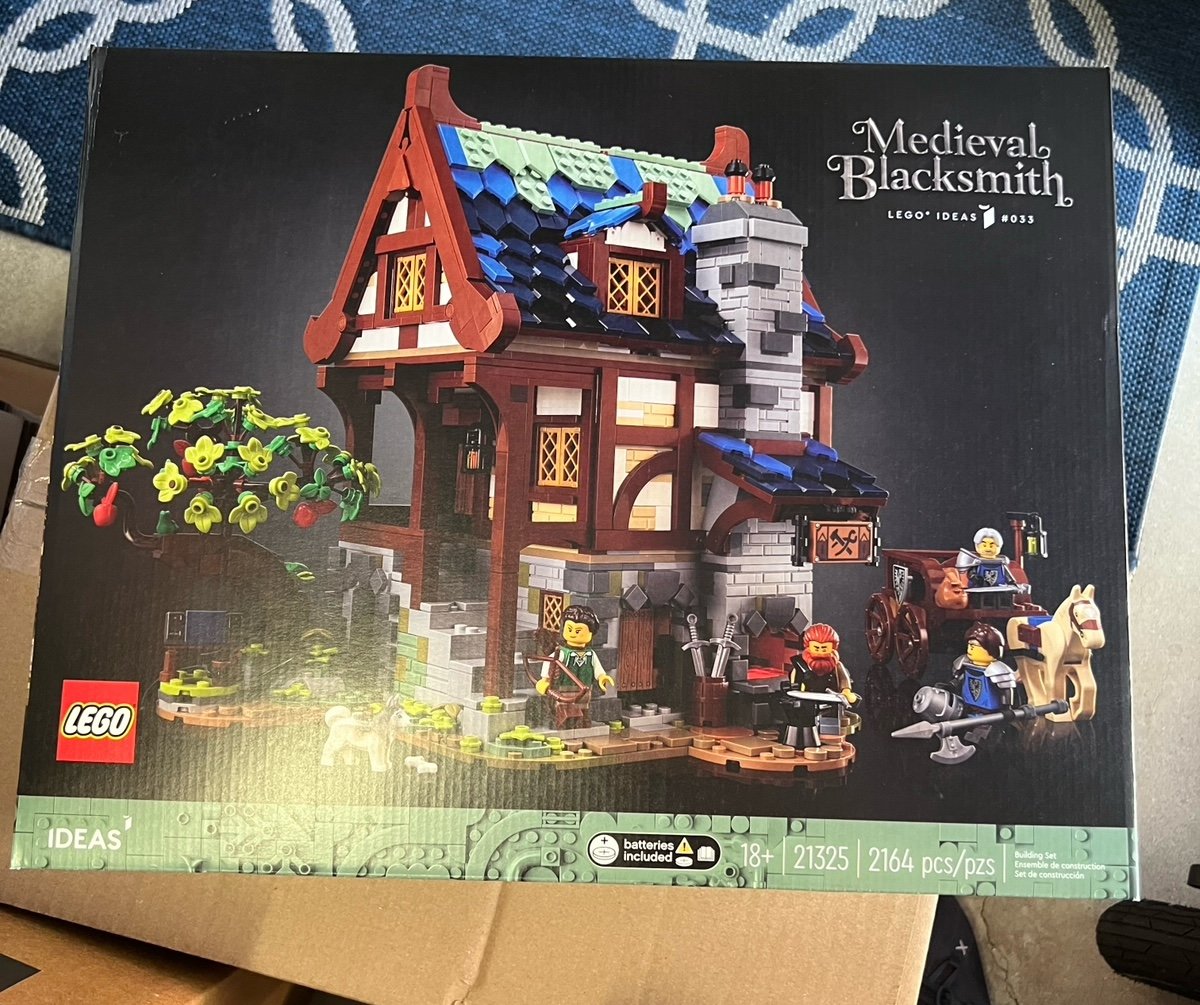 LEGO medieval blacksmith