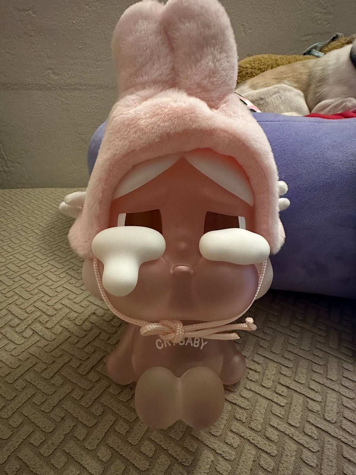 New Crybaby Crying again plush straw cup