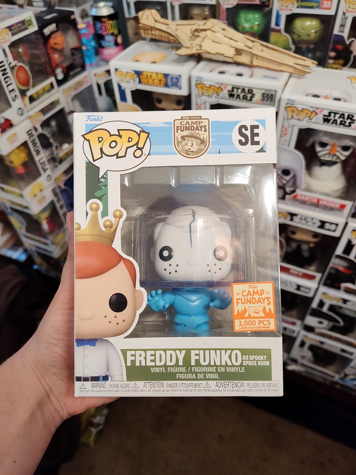 Funko Pop! Freddy Funko as Spooky Space Kook SE 2023 Camp Fundays 3000 Pcs LE