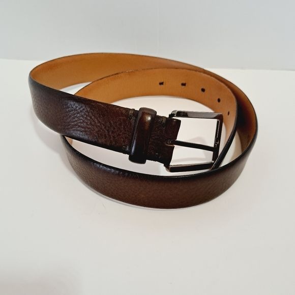 Trafalgar Kane Genuine Italian Leather Made In Italy Brown Belt Size 36