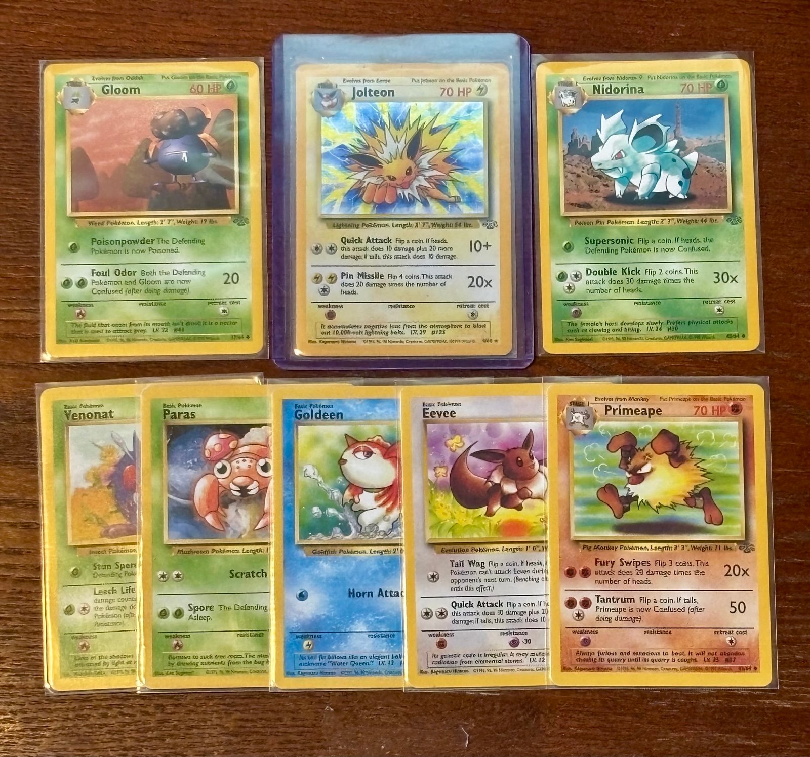 Pokémon Jungle Lot Jolteon Rare Holo