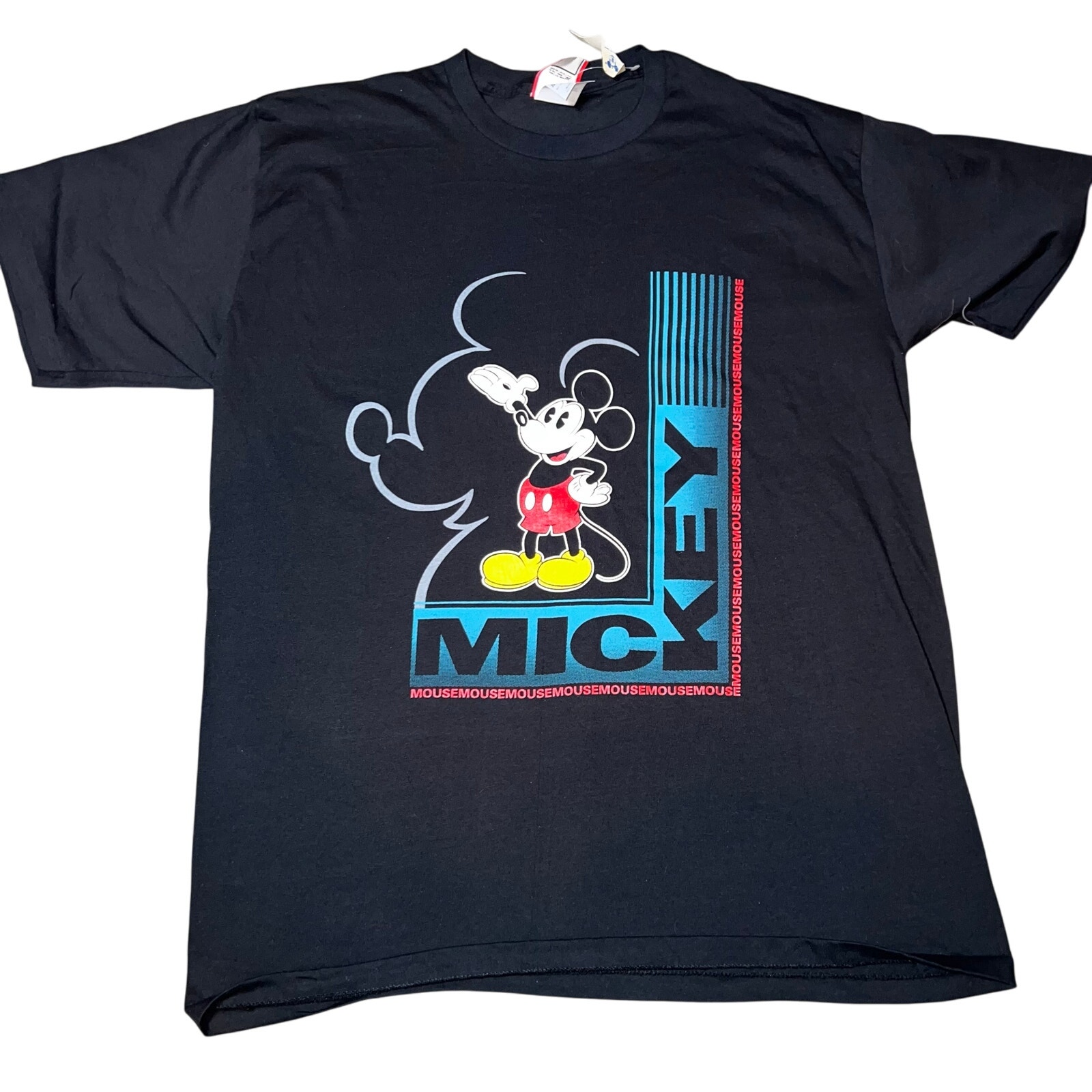 Vintage 90s Disney Single stitched Mickey Mouse graphic T-shirt adult OS NWT
