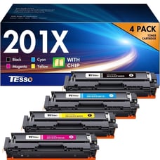 201X Toner Cartridges 4 Pack