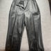 black leather pants