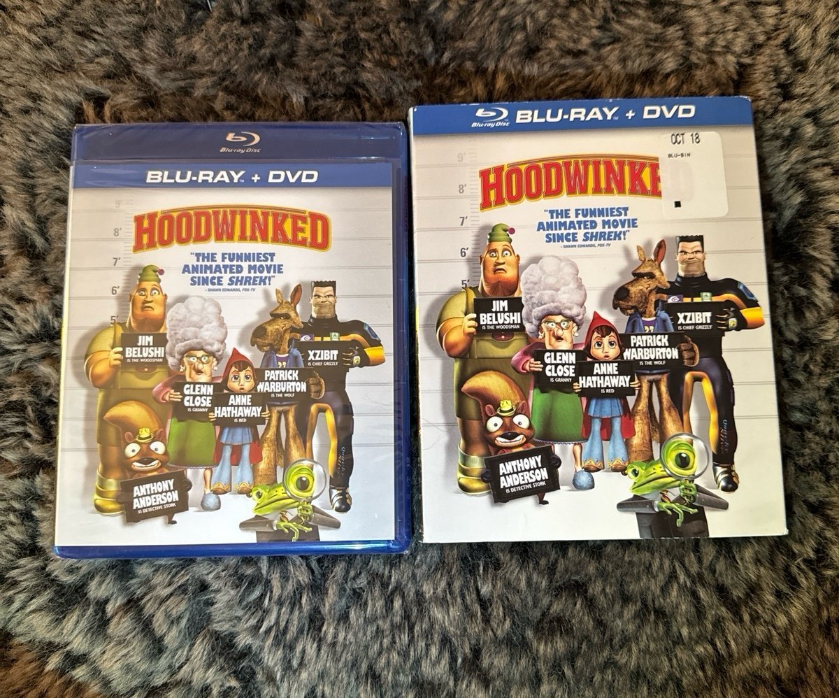 Hoodwinked Bluray + DVD - New W/Slipcover