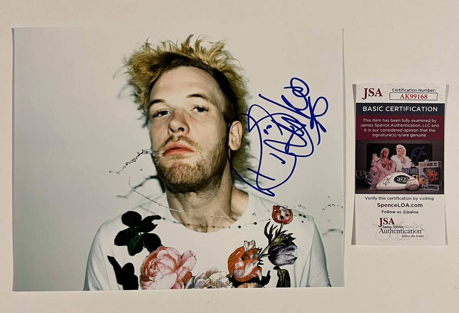 RUSKO SIGNED 8Xx0 PHOTO EDM DUBSTEP PRODUCER JSA COA