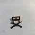 Vintage World War I enameled star pin