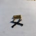 Vintage World War I enameled star pin