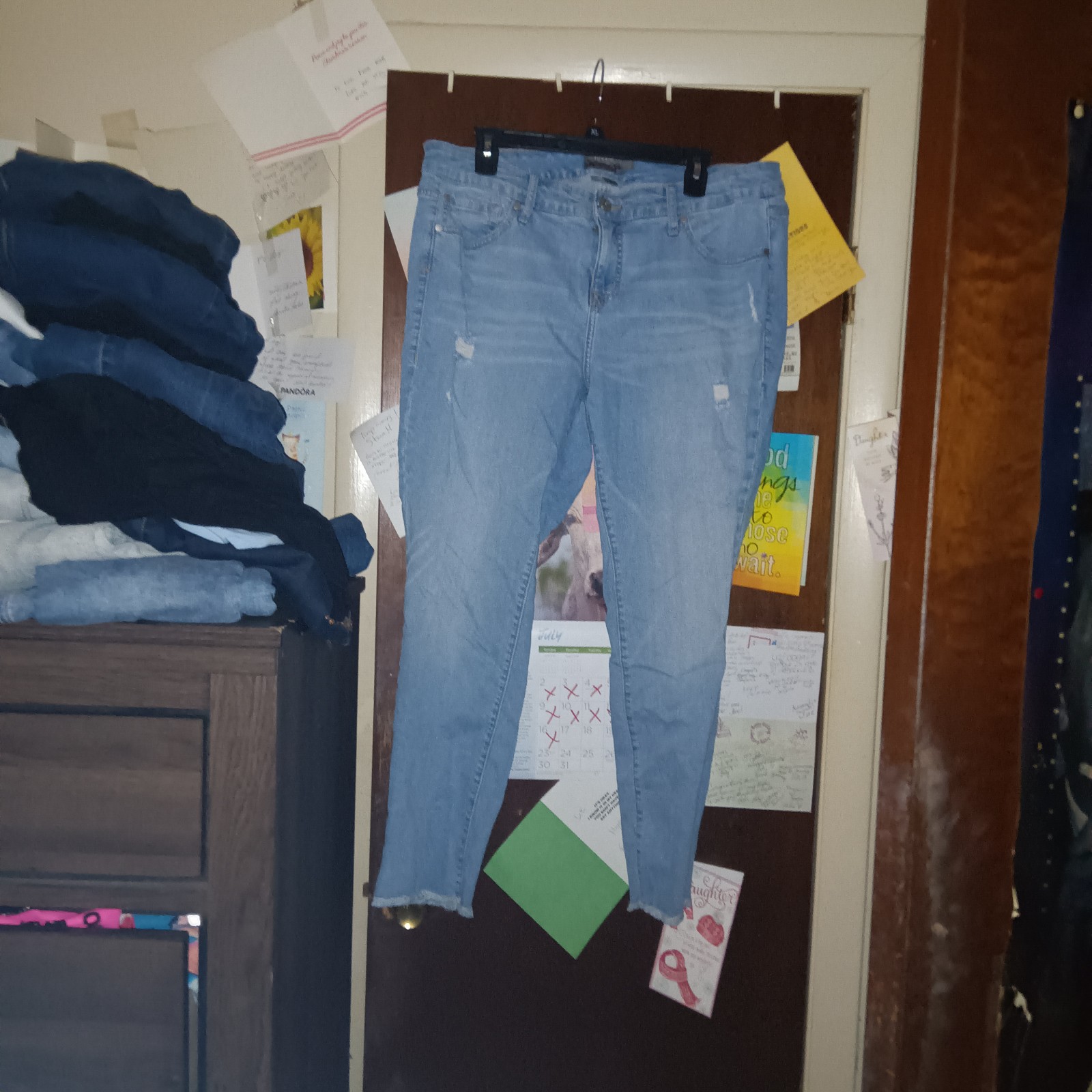 TORRID raw hem light wash boyfriend jeans