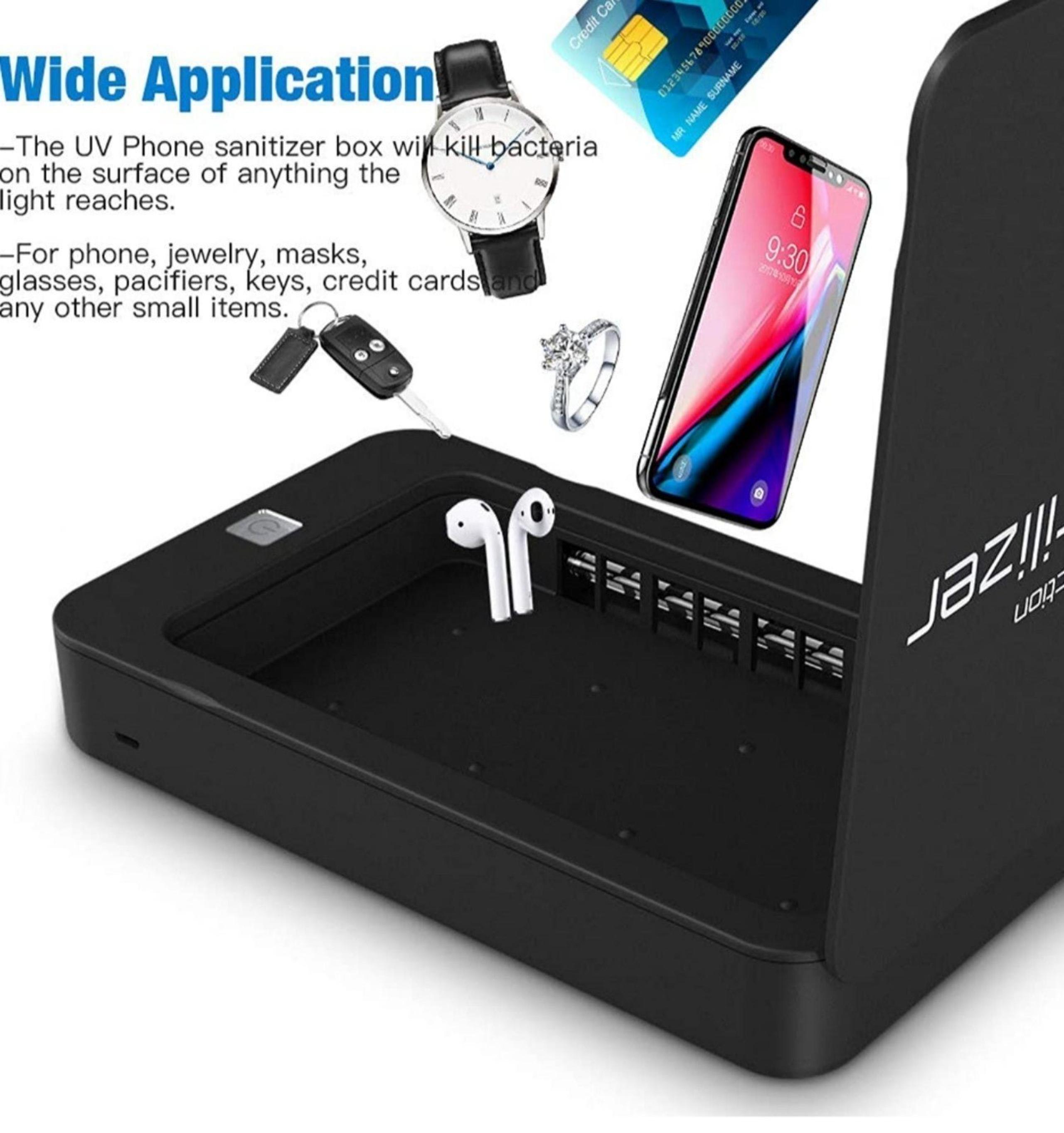 Cell Phone Keys Jewelry Sterilizer Cleaning Box New