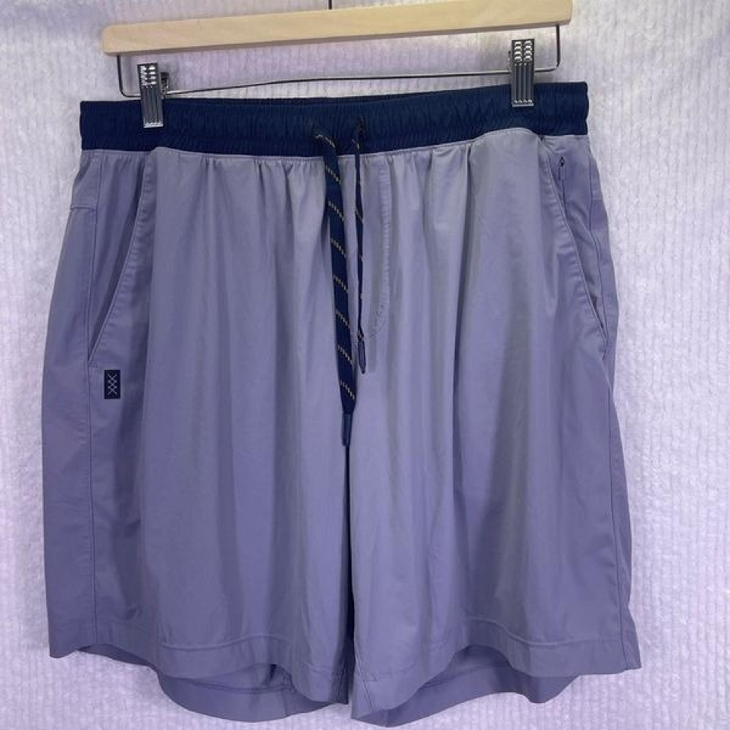 Rhone Gray Active Running Performance Athletic 6" Pursuit Short Size Large