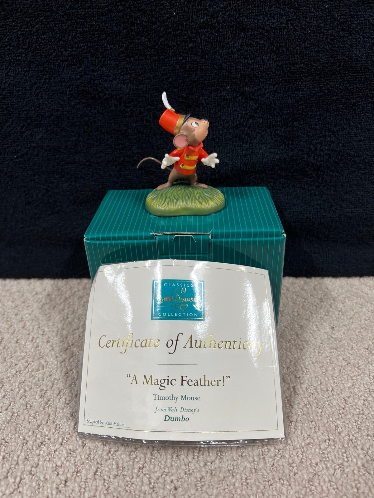 WDCC “A Magic Feather!” in box with COA