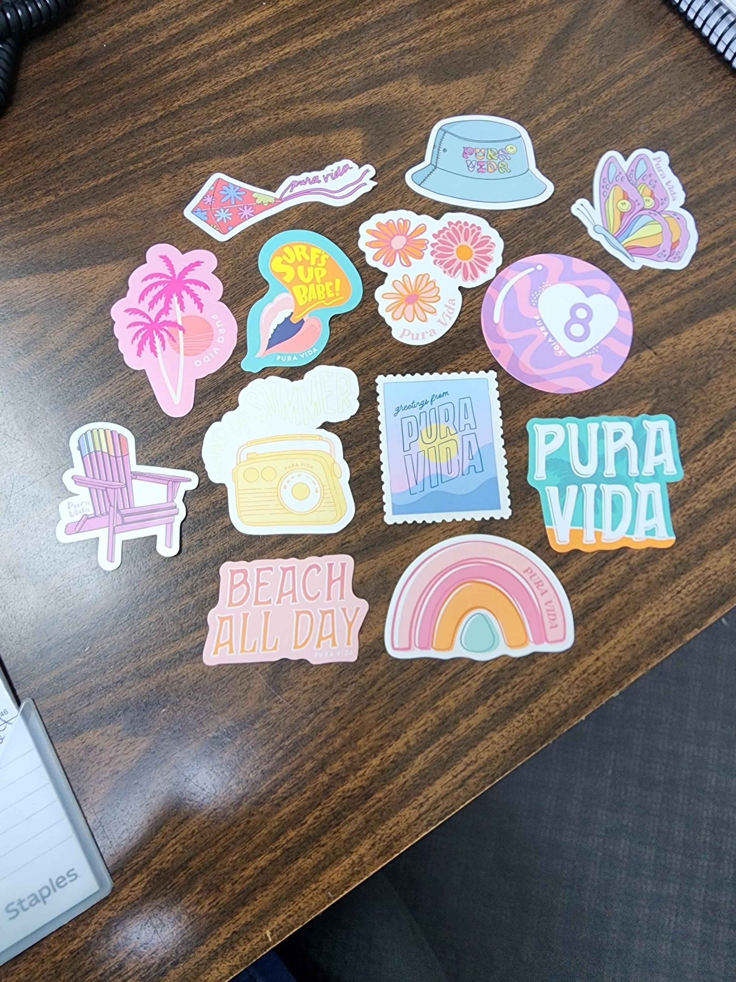 Pura Vida stickers