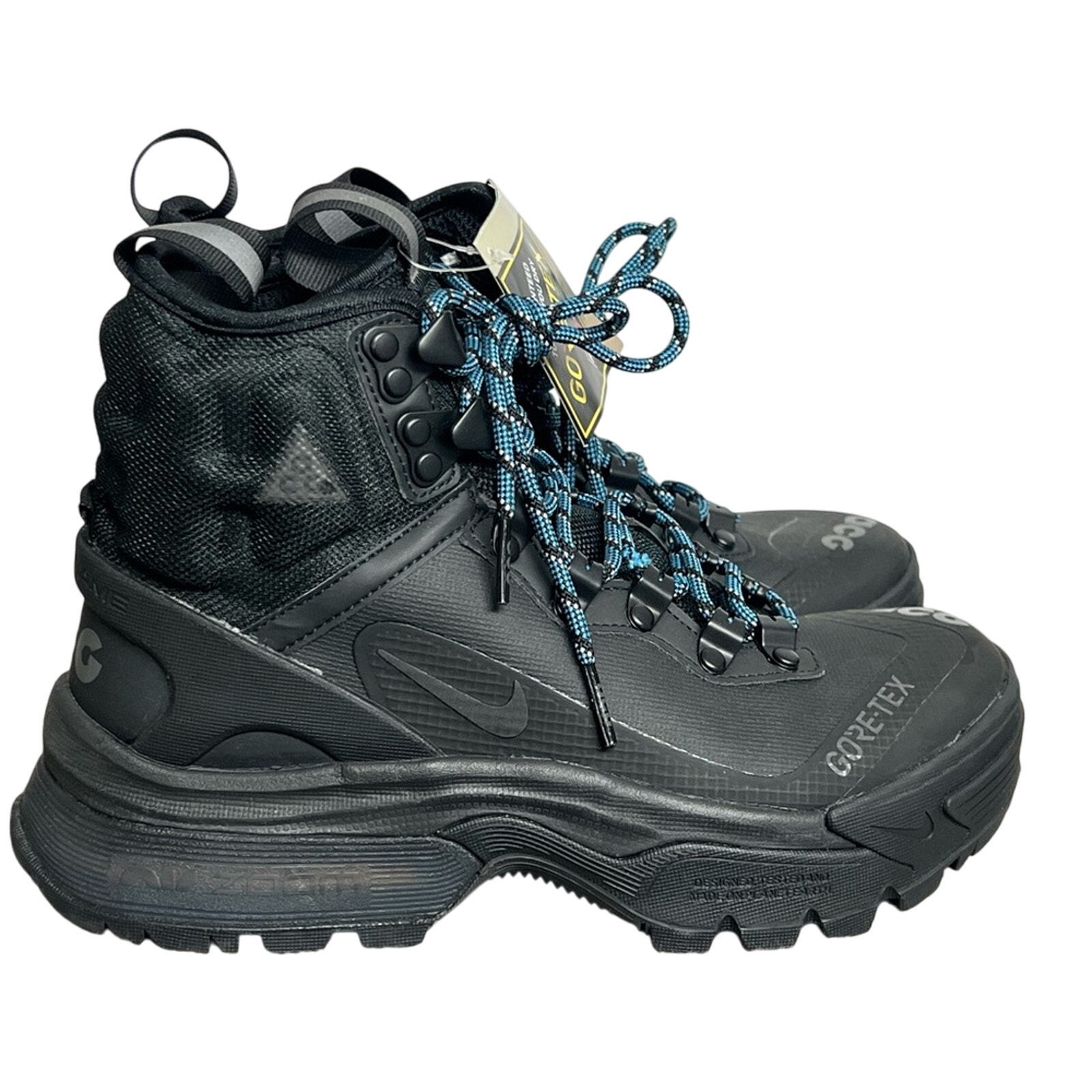 Nike ACG Zoom Gaiadome GORE-TEX Triple Black Size 3.5Y / Women 5 Hiking Boot NWT