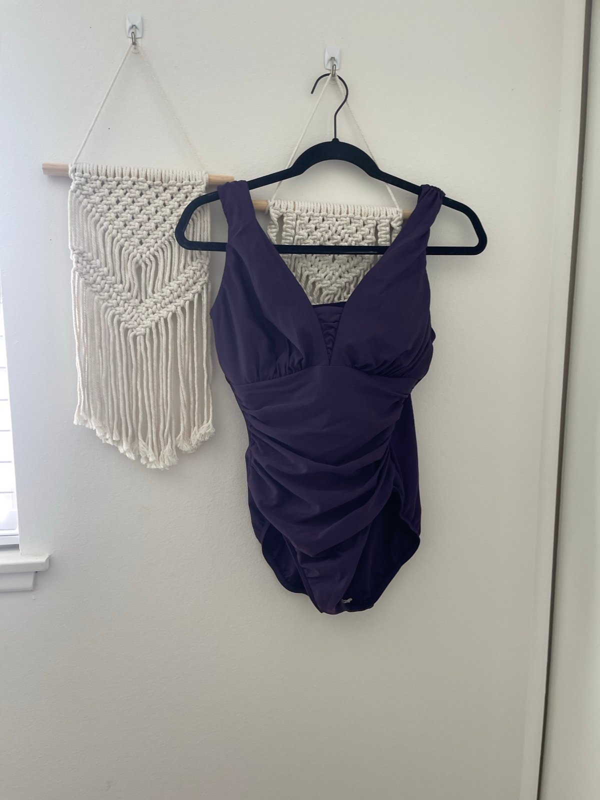Miraclesuit Purple One Piece Swimsuit