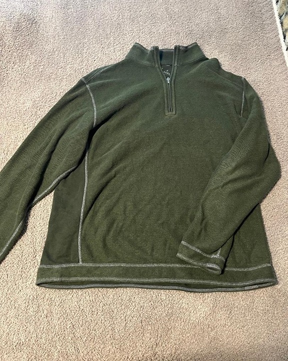Tommy Bahama 3/4 zip Sweater