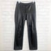 VTG 80s LOFT High-Waist Black Straight Leg Leather Pants