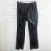 VTG 80s LOFT High-Waist Black Straight Leg Leather Pants