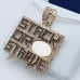 14K Gold Plated Cubic Zircon Pendant, INUS1BR244