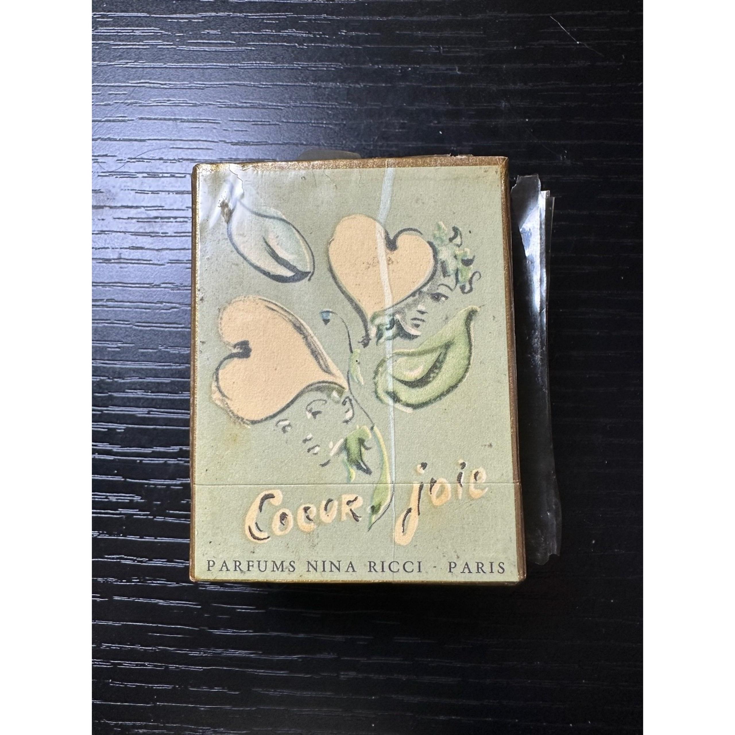 Vintage 1940's Nina Ricci Coeur Joie Paris Perfume By Lalique Sealed