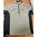 Spyder Gray Black Colorblock Half Zip Knit Casual Pullover Hiking Jacket Mens M