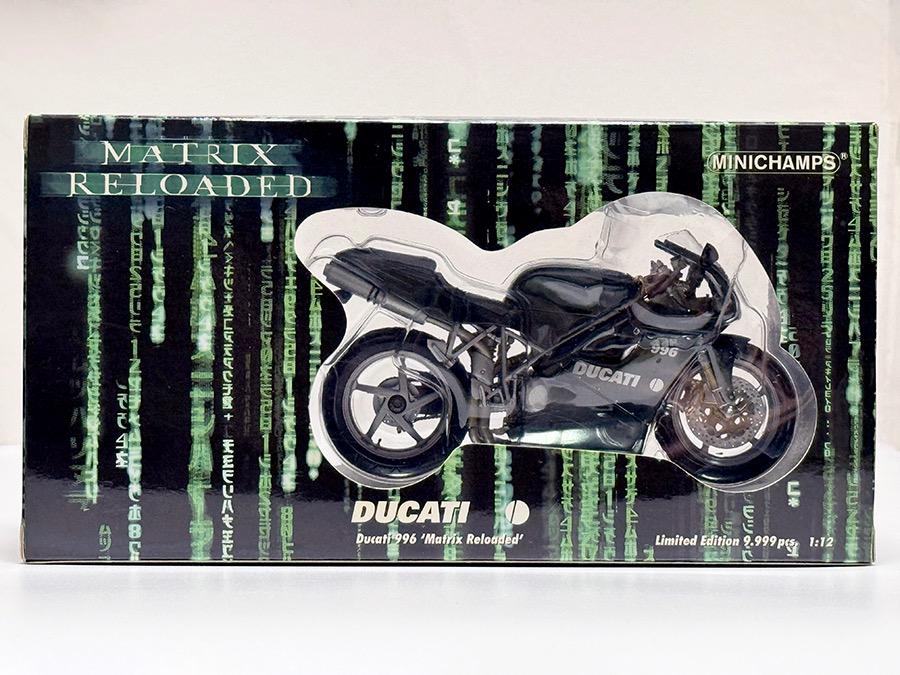 ミニチャンプス 1/12 ドゥカティ996 MATRIX RELOADED MINICHAMPS 1/12 DUCATI 996 MATRIX Reloaded Bike Moto