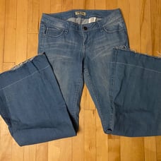 Vintage y2k 90’s Paris Blues Bell Bottom Flare Light Wash Denim Jeans