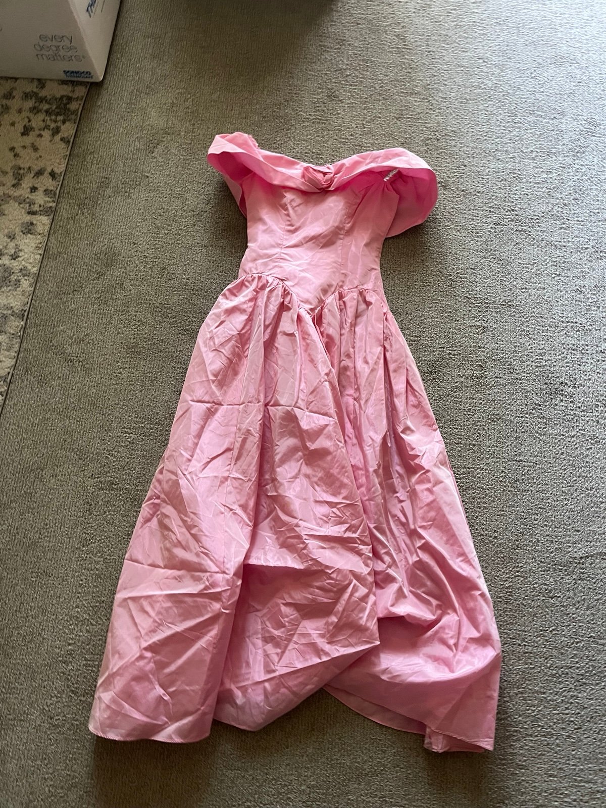 Vintage 1980s Pink ball gown  dress