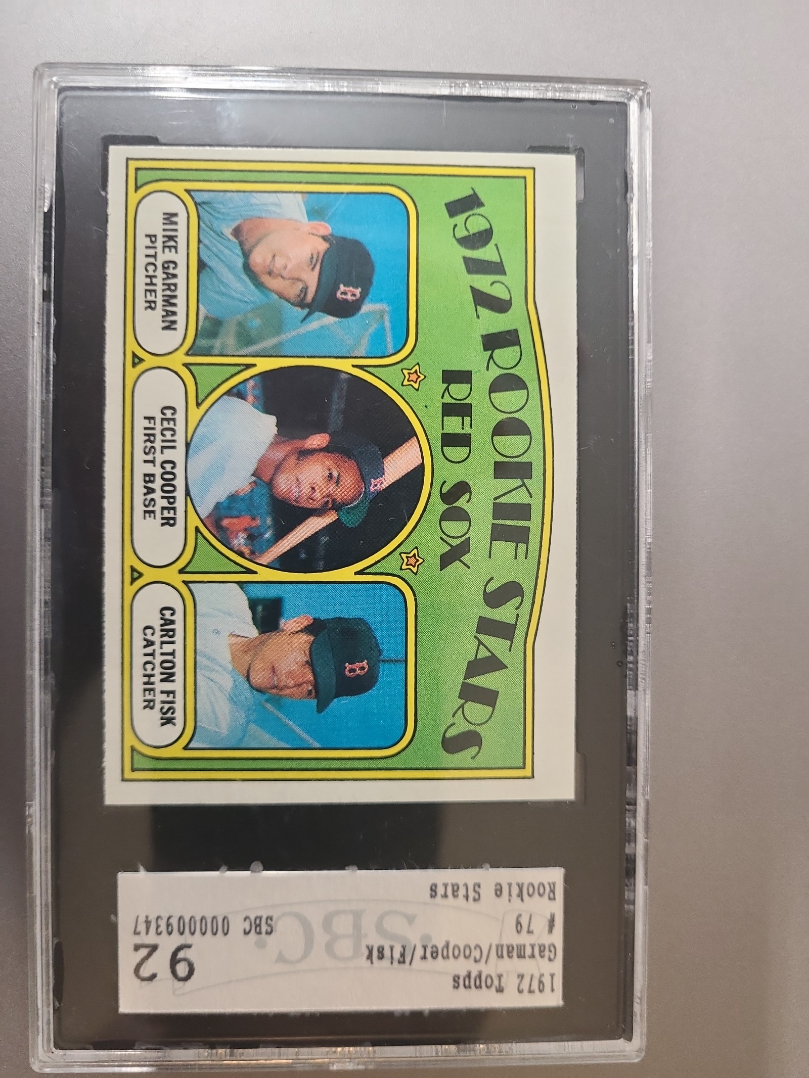 1971 Topps Carlton Fisk RC 8.5 #79