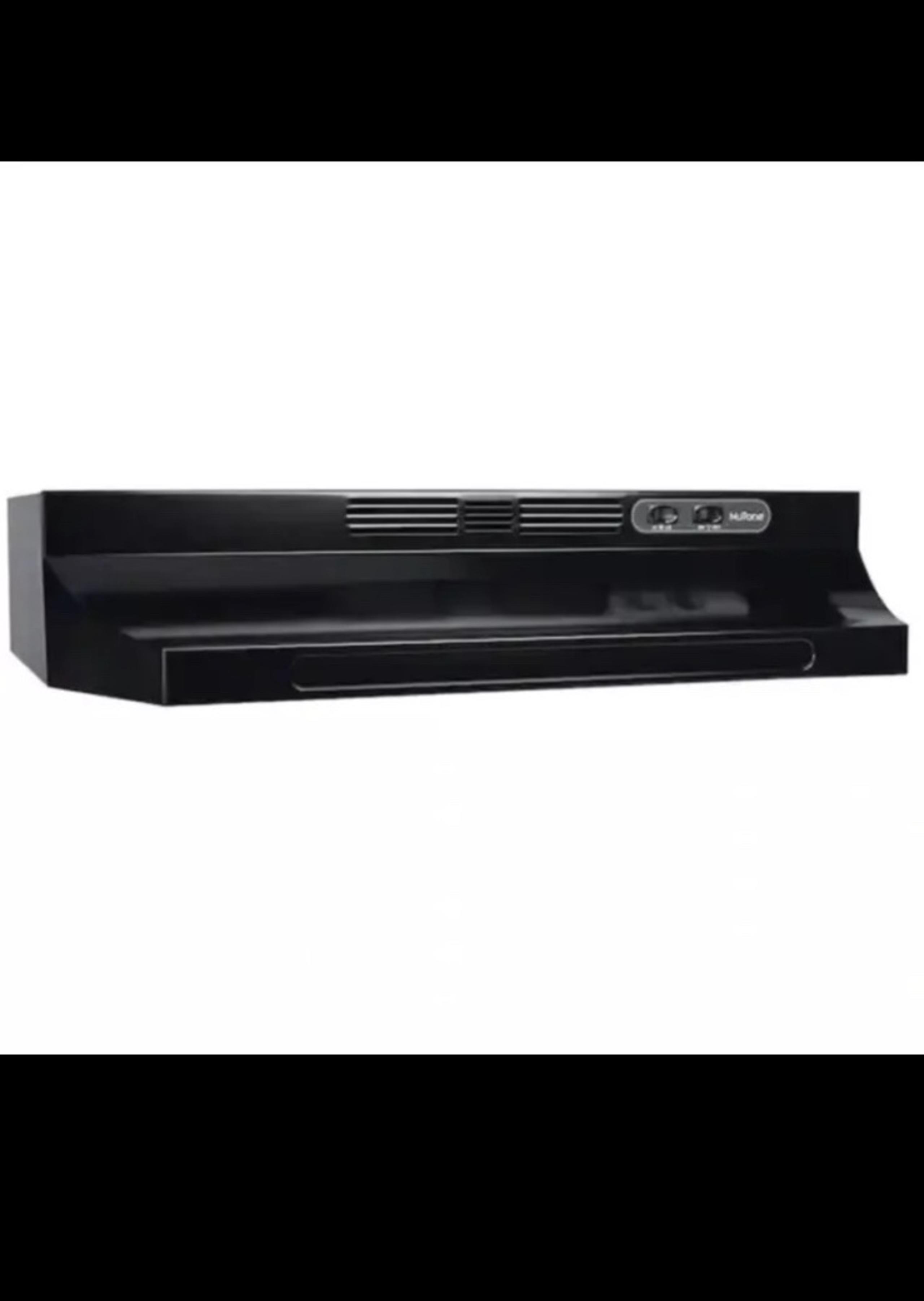 NuTone RL6230BL Under Cabinet Range Hood - Black Free Shipping