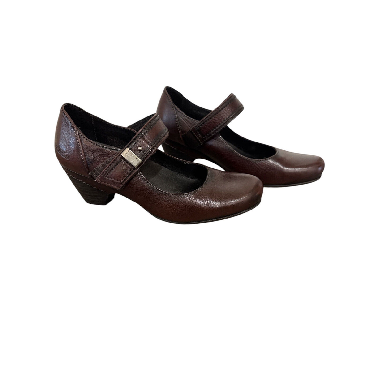 TAOS BROWN MARYJANE HEELS SHOES SZ 7 (37)