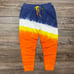 Polo Ralph Lauren Men’s Tie-Dye Fleece Jogger Pants Blue Orange LARGE NWT 148