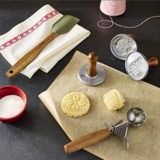 3pc Flour Sack Towel & Baking Gadgets Christmas Gift Set - Hearth & Hand