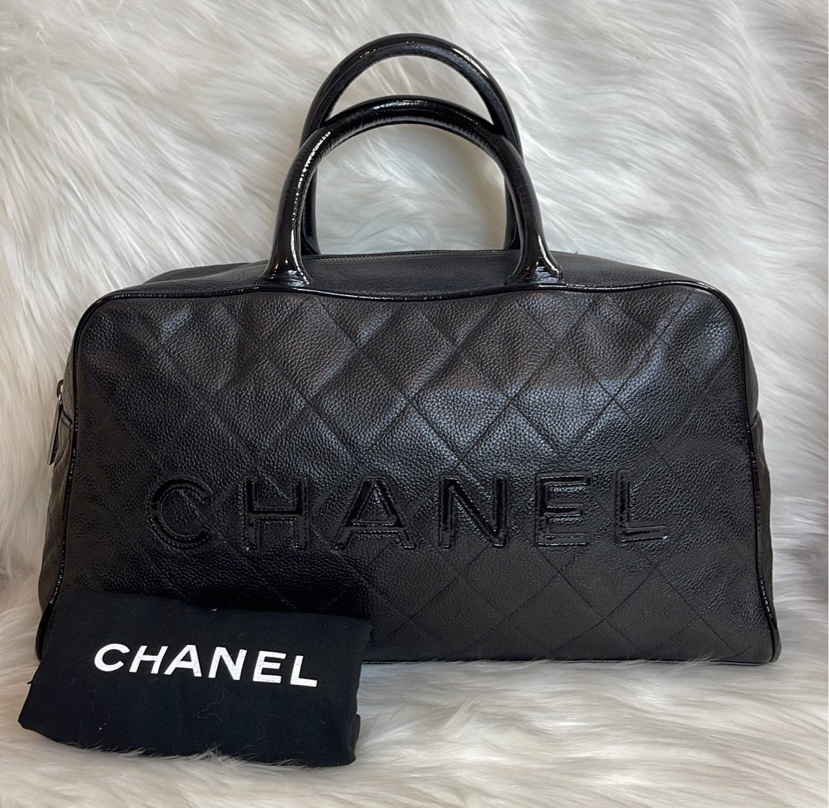 Vintage Chanel Hand Bag in Caviar