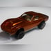 Vintage Hot Wheels Redline Custom Corvette 1968 Very Rare W Collectors Button