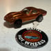 Vintage Hot Wheels Redline Custom Corvette 1968 Very Rare W Collectors Button