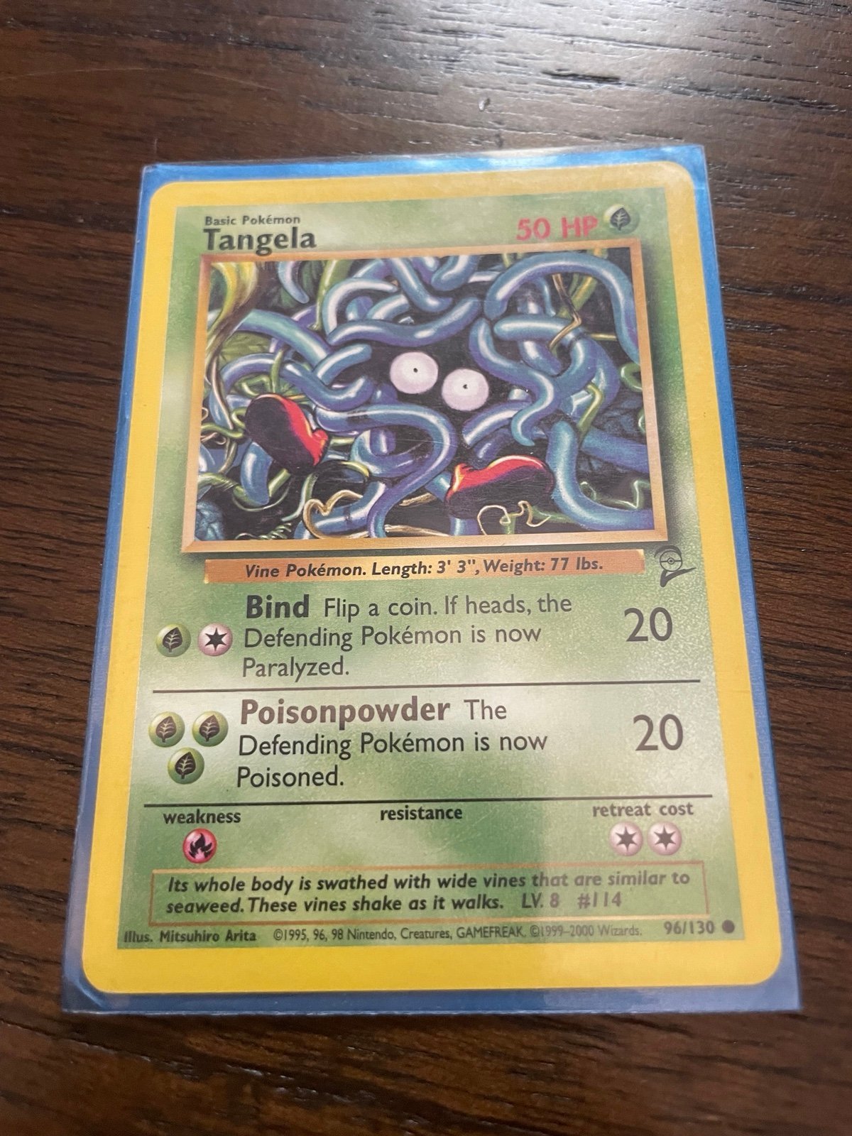 Tangela 96/130 Pokémon Card