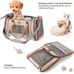 Travel Cat Dogs Pet Carrier Bags with Breathable Collapsible Panel