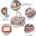 Travel Cat Dogs Pet Carrier Bags with Breathable Collapsible Panel